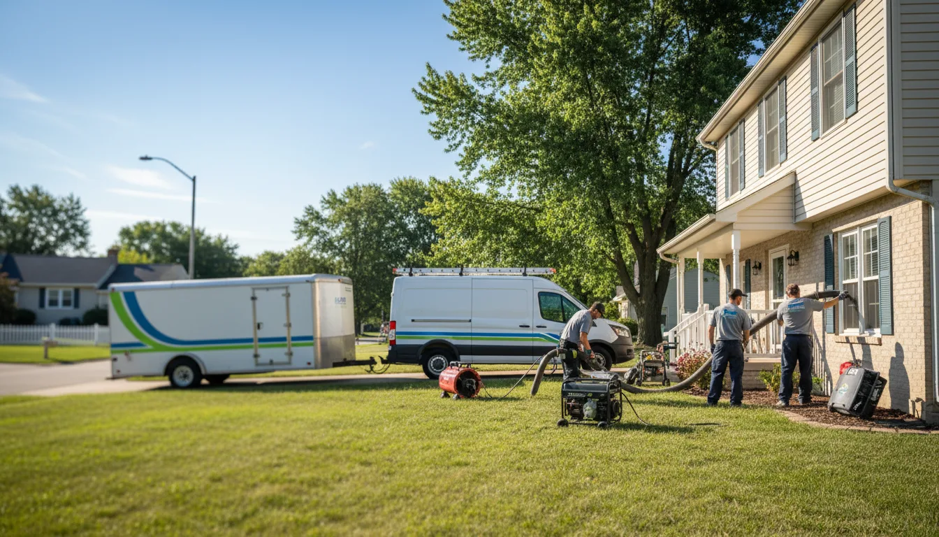 Flooded Basement Restoration And Cleanup With Repair in Alexandria, MN near me